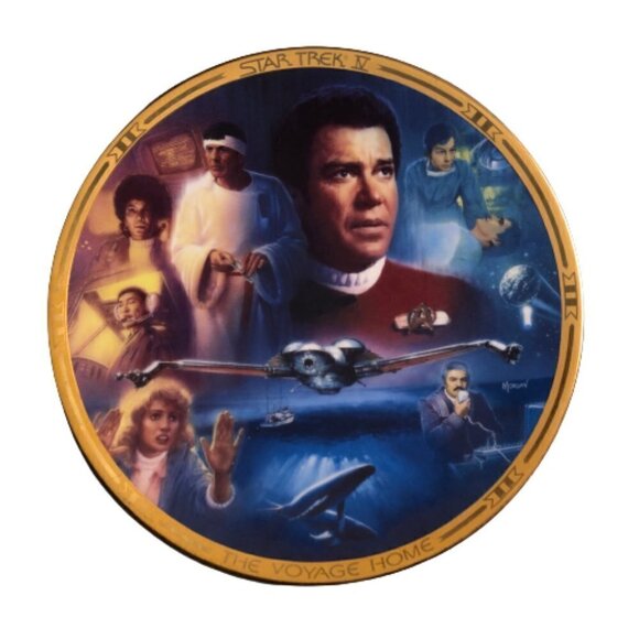 Star Trek IV The Voyage Home Collector's Plate The Hamilton Collection #S-2 - Picture 1 of 1